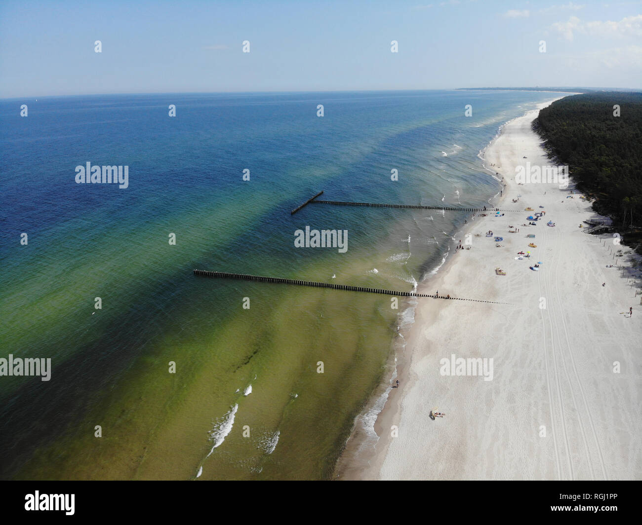 Aerial view of polish sea hi-res stock photography and images - Alamy