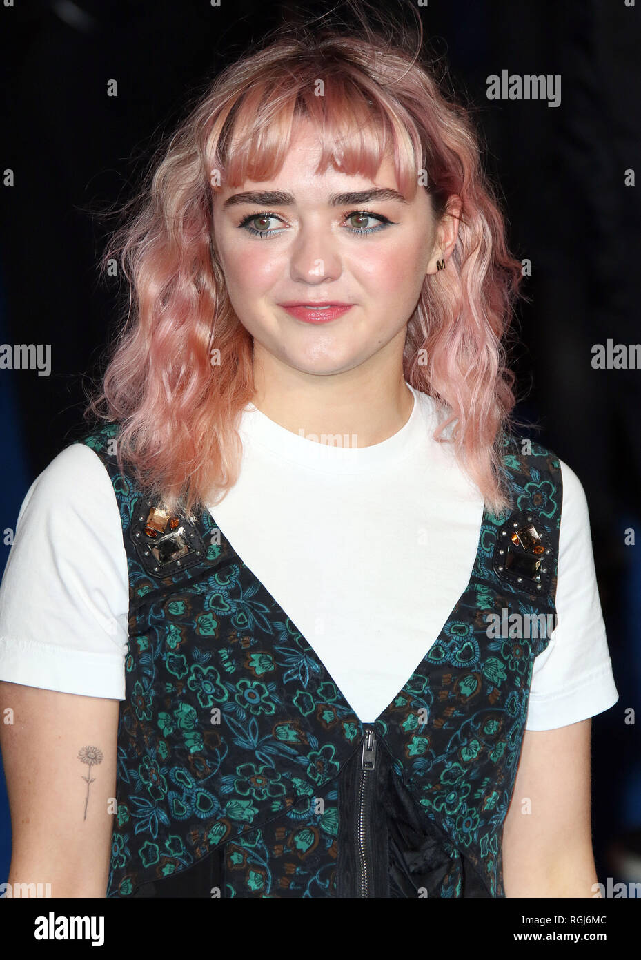 Dec 12, 2018 - Maisie Williams attending Mary Poppins Returns European