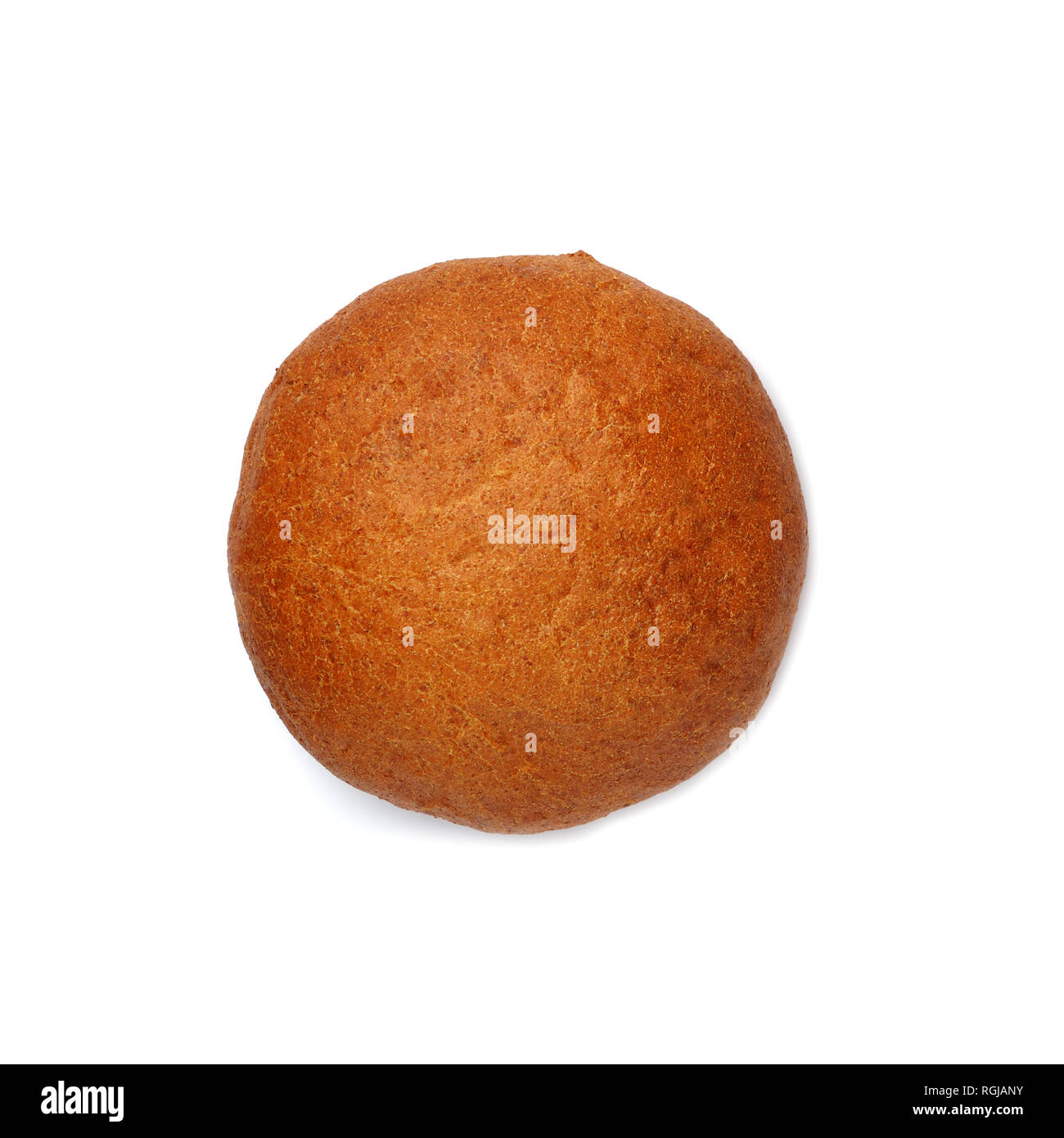 Image of dark round  bread, Pumpernickel Stock Photo