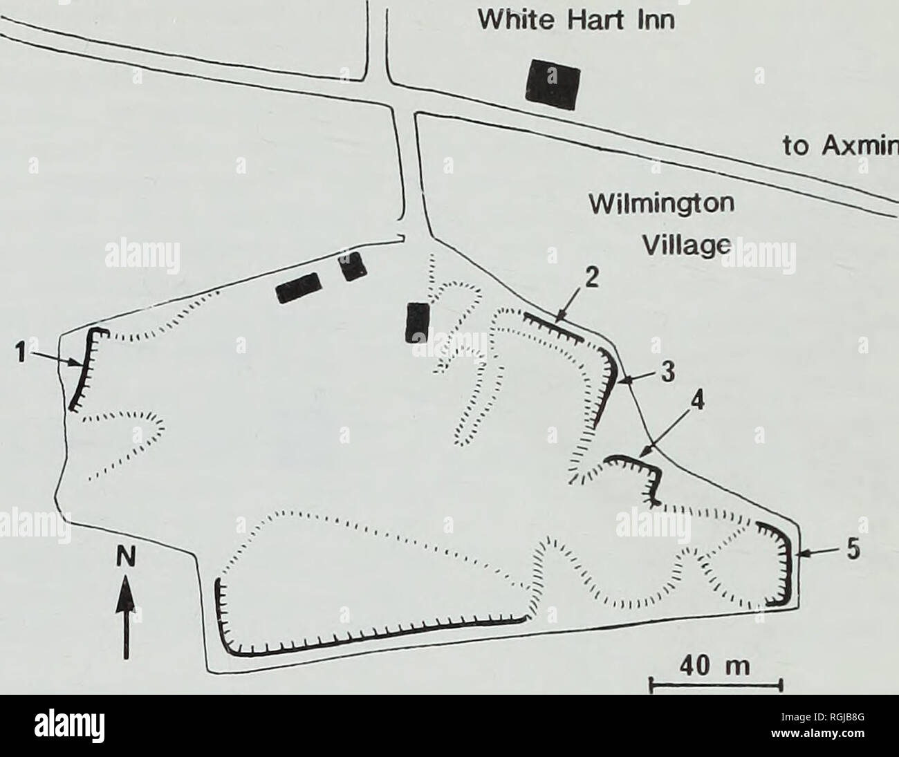Map of axminster hi-res stock photography and images - Alamy