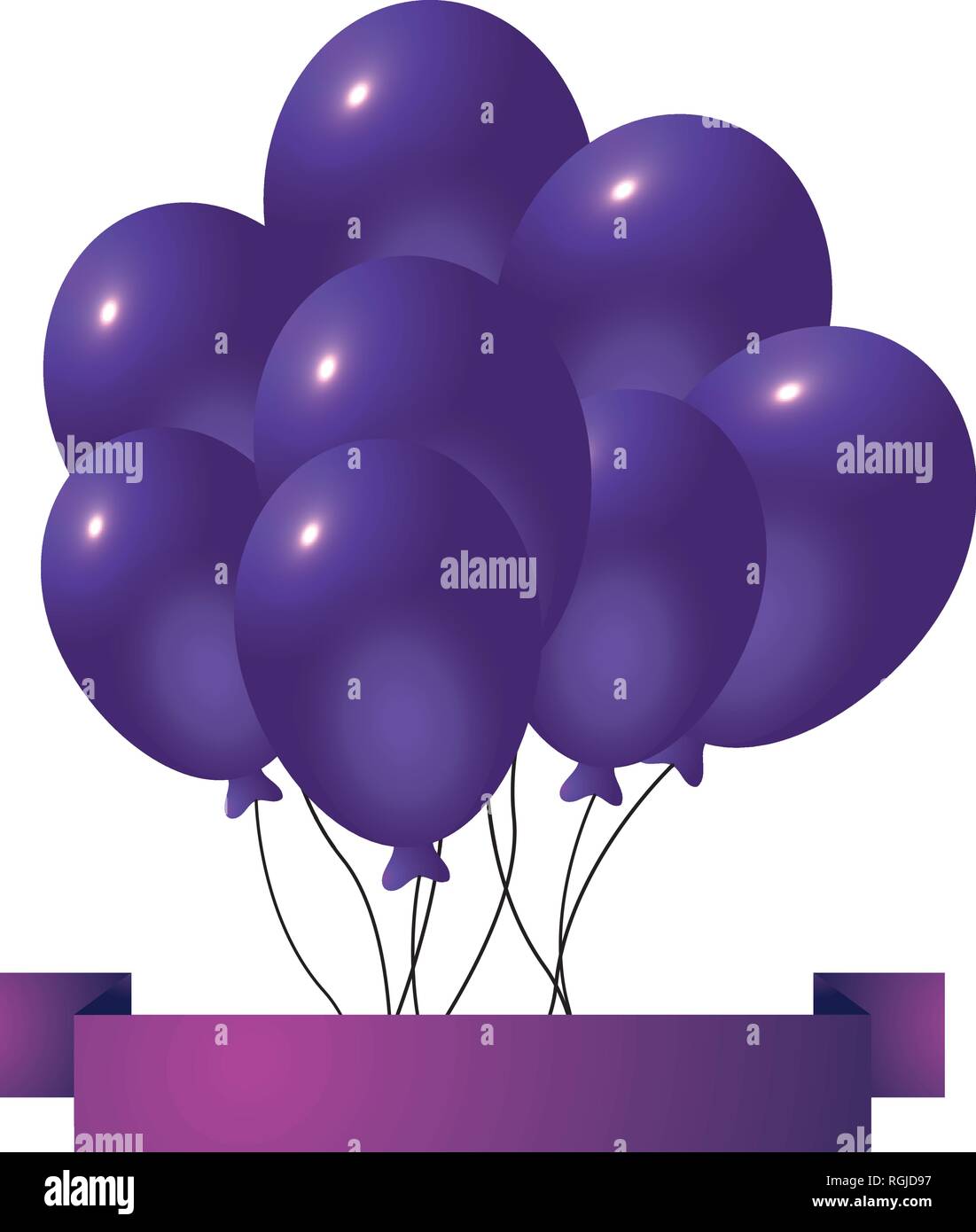 party decoration balloons Stock Vector Image & Art - Alamy