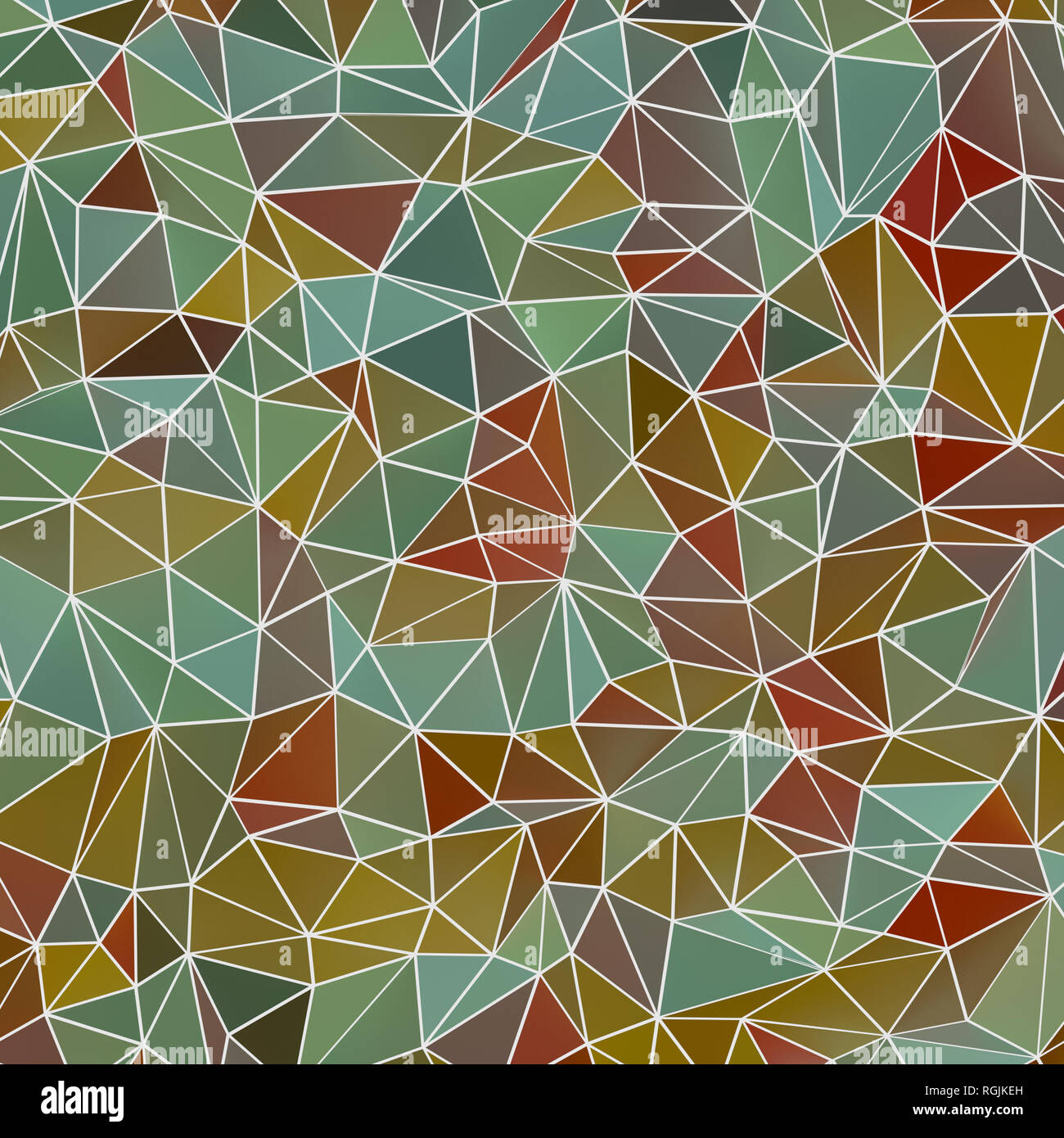Blank computer generated multicolored triangle mesh background Stock Photo