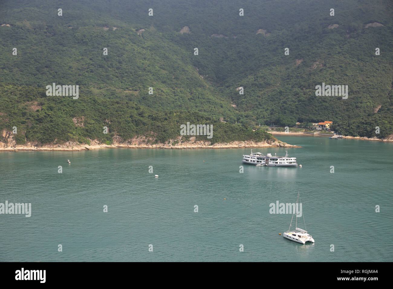 Tai Tam Bay and Shek O Country Park, Hong Kong Island, Hong Kong, China, Asia Stock Photo