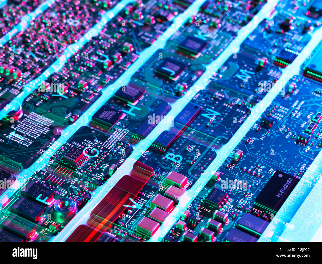 Close up of keyboard Stock Photo