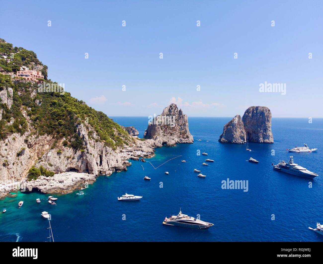 Capri Faraglionis Stock Photo