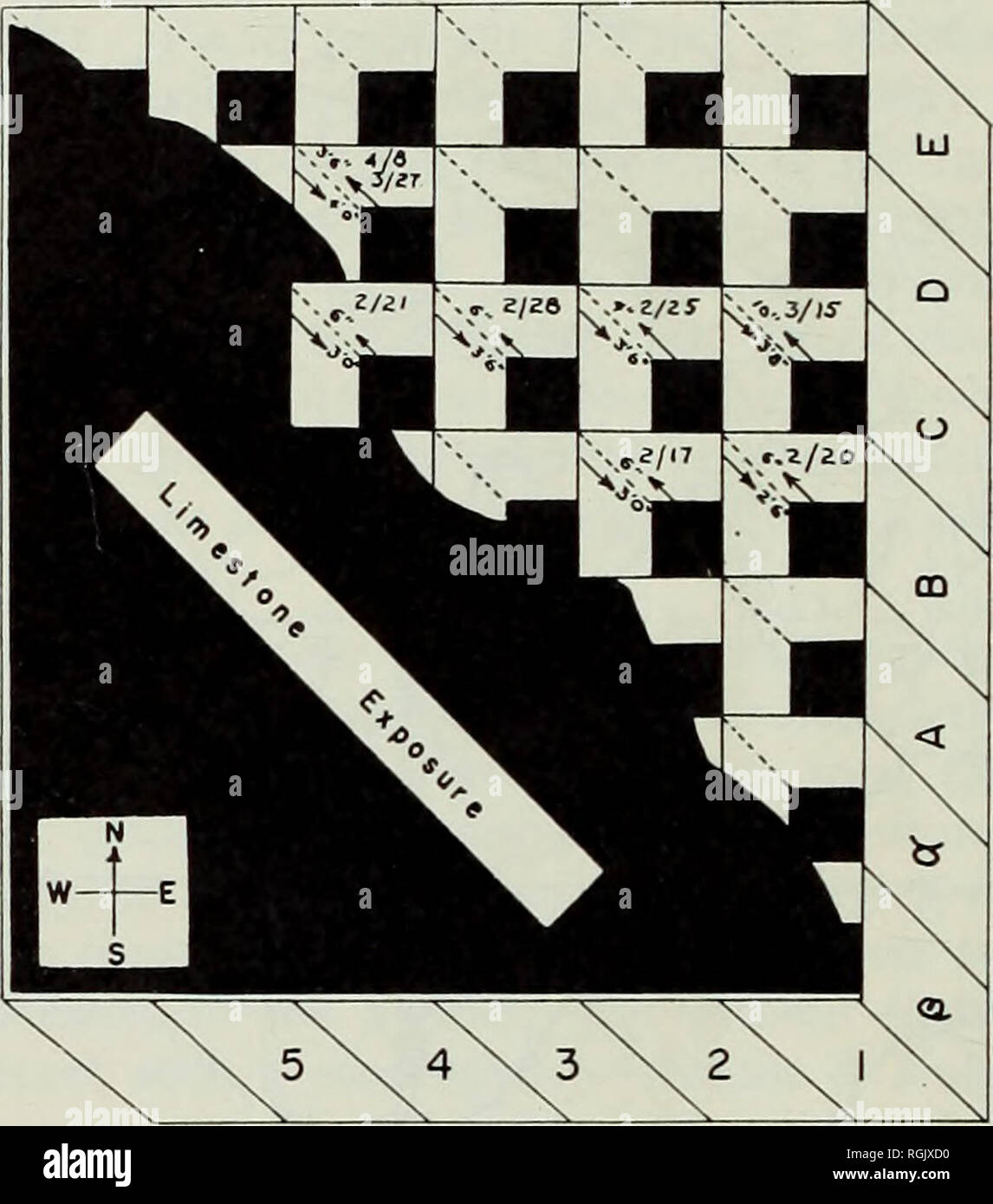 Bulletin Of The British Museum Natural History Geology 140 Human Skeletal Material From Ceylon 6 Feet By 6 Feet The North South Base Hne Was Represented By The Plots Beta Alpha A