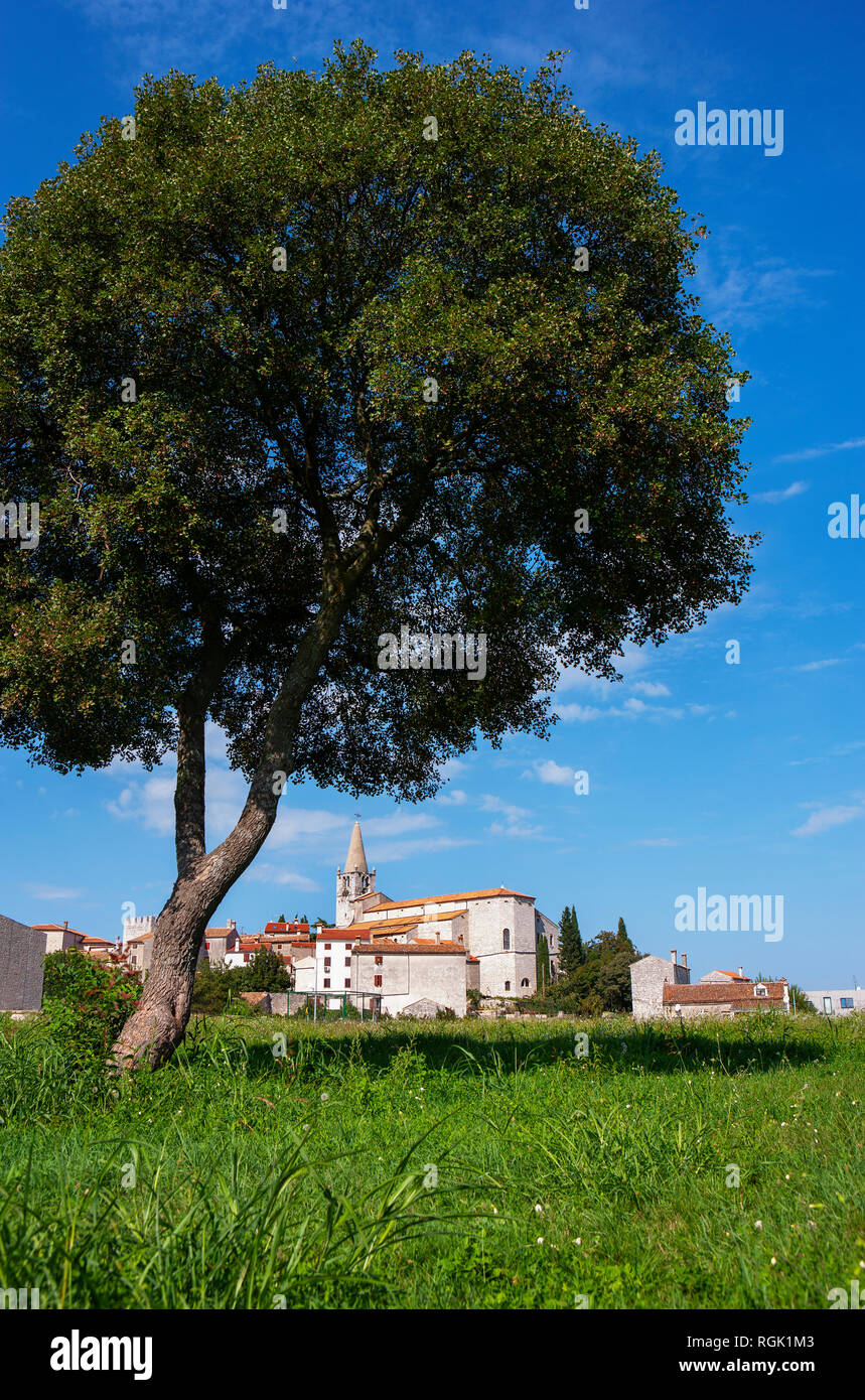 Croatia, Istria, Bale, Old town, Parish Church San Giuliano Stock Photo