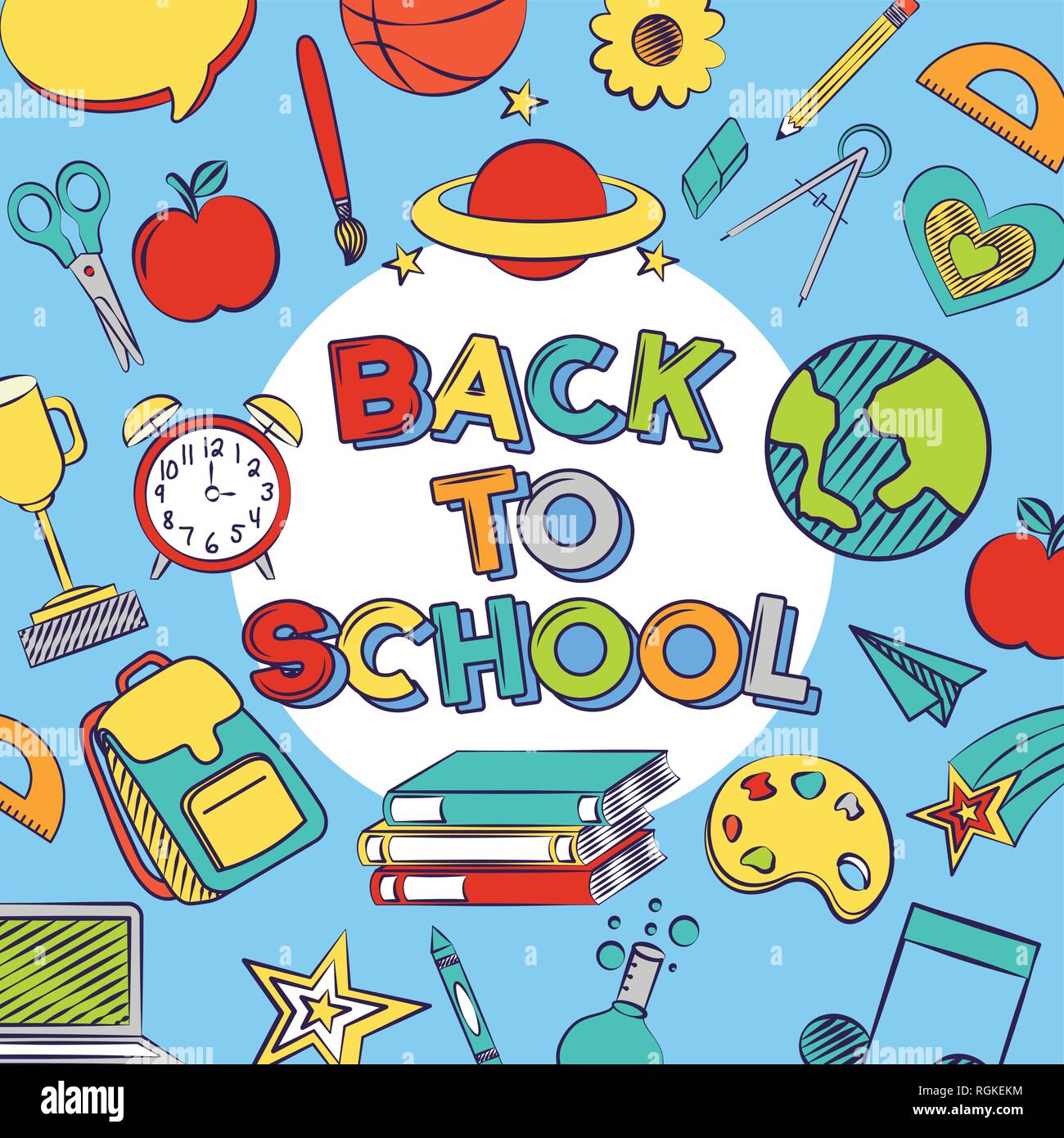 back to school Stock Vector