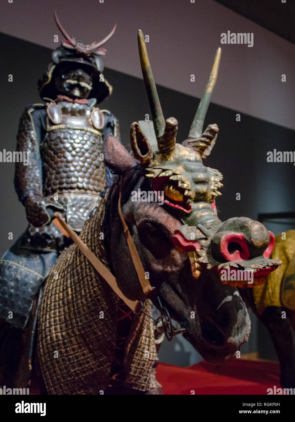 Samurai Horse Mask 2 Stock Photo