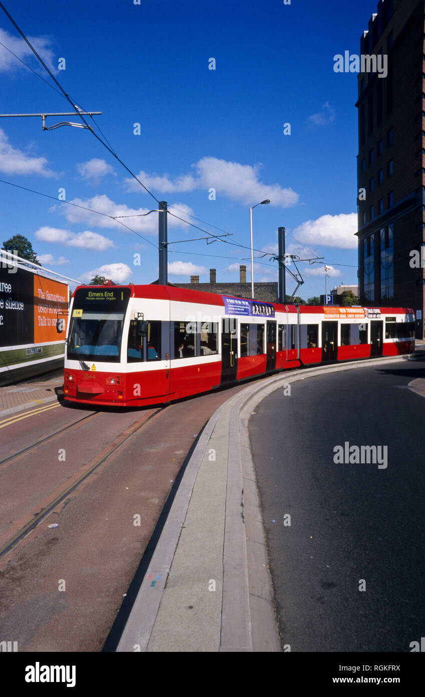 London Light Rail Croydon Stock Photo Alamy