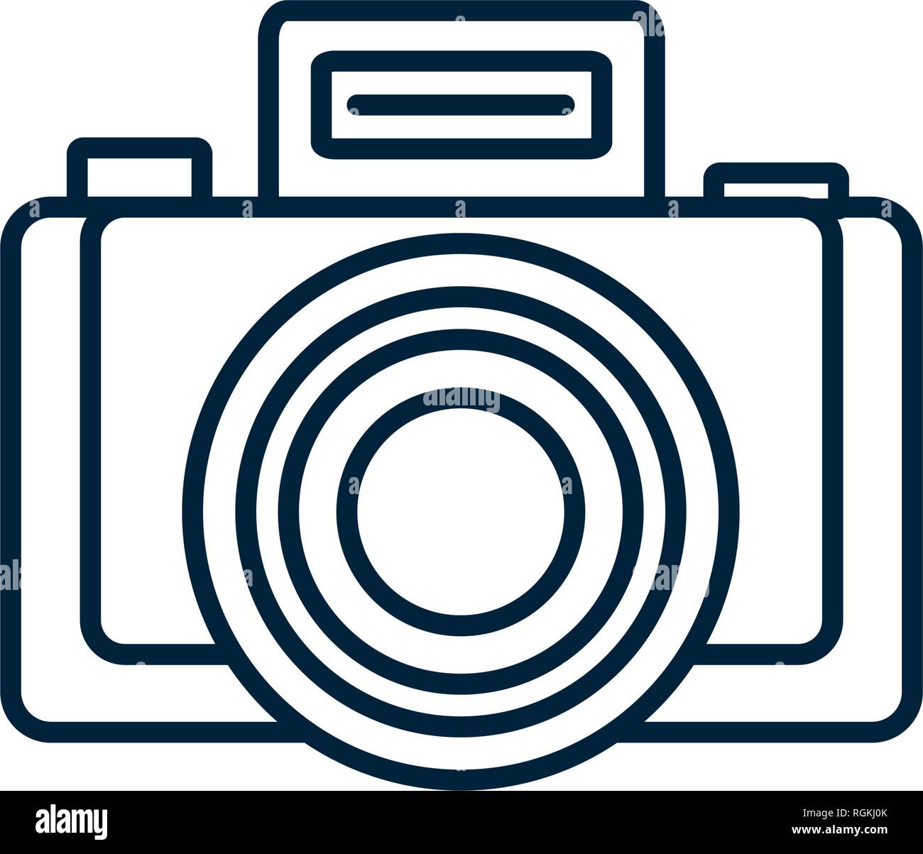 camera photographic isolated icon vector illustration design Stock ...