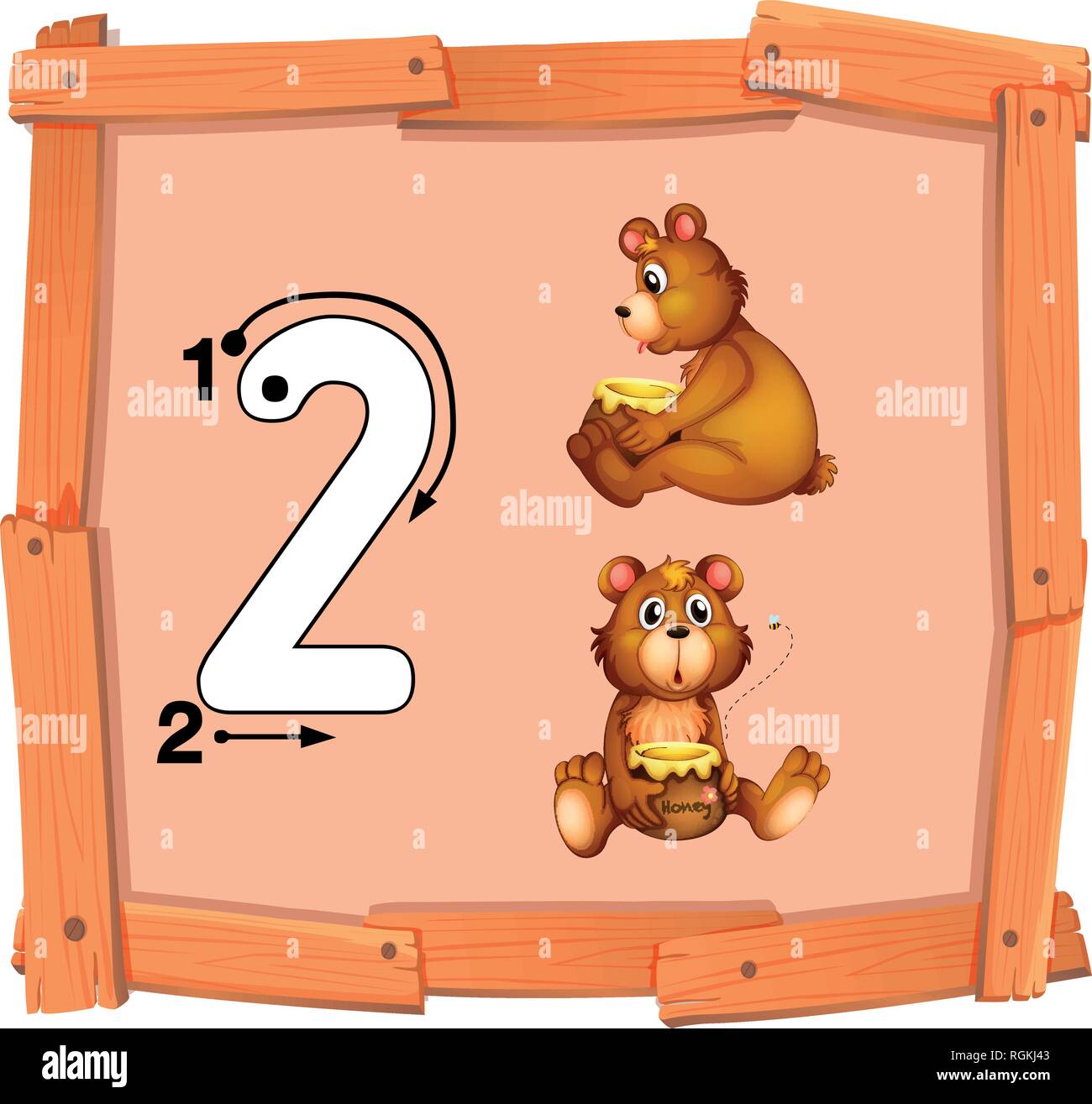Child number two Stock Vector Images Alamy