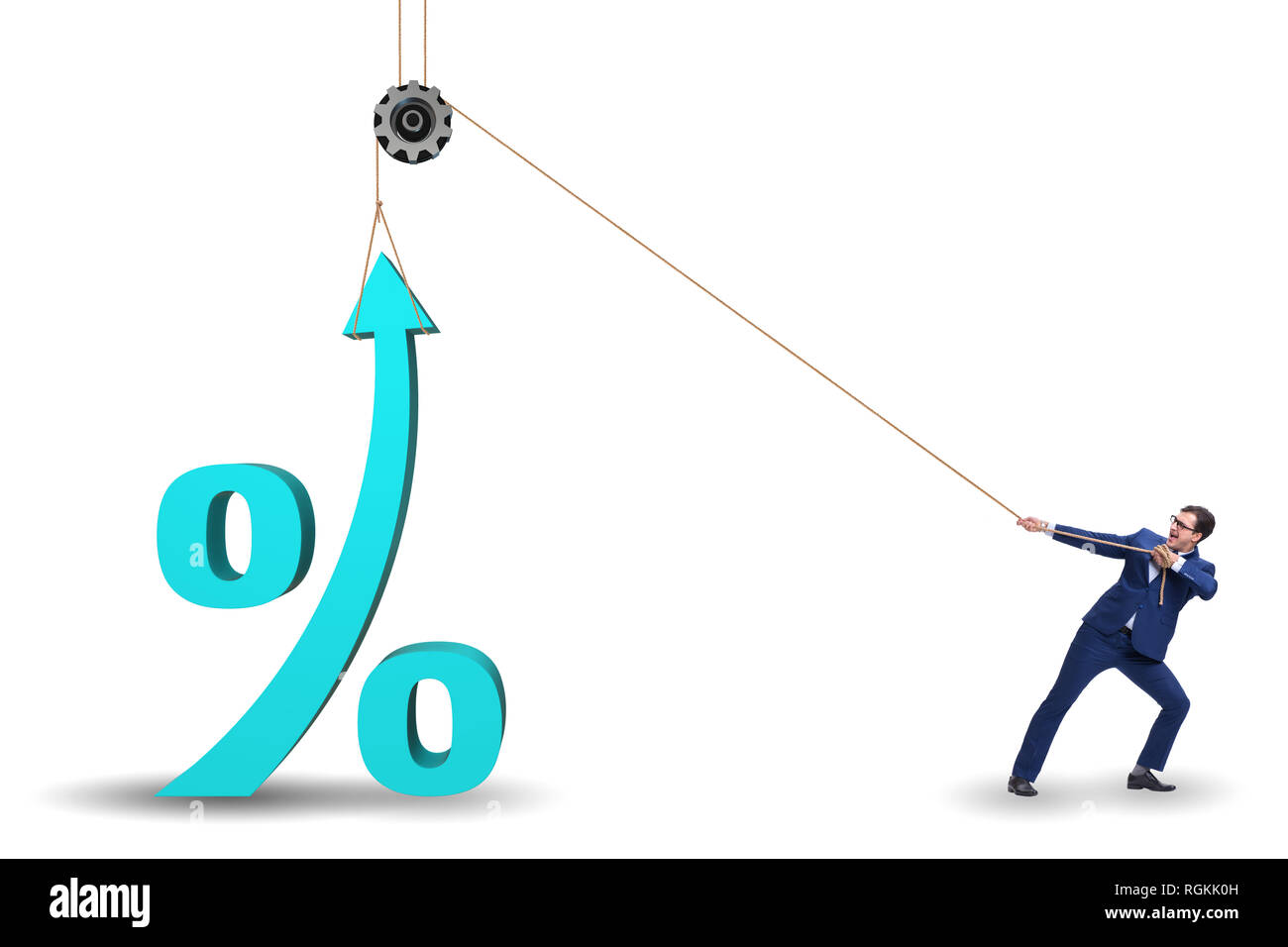 High interest rate rates Cut Out Stock Images & Pictures - Alamy