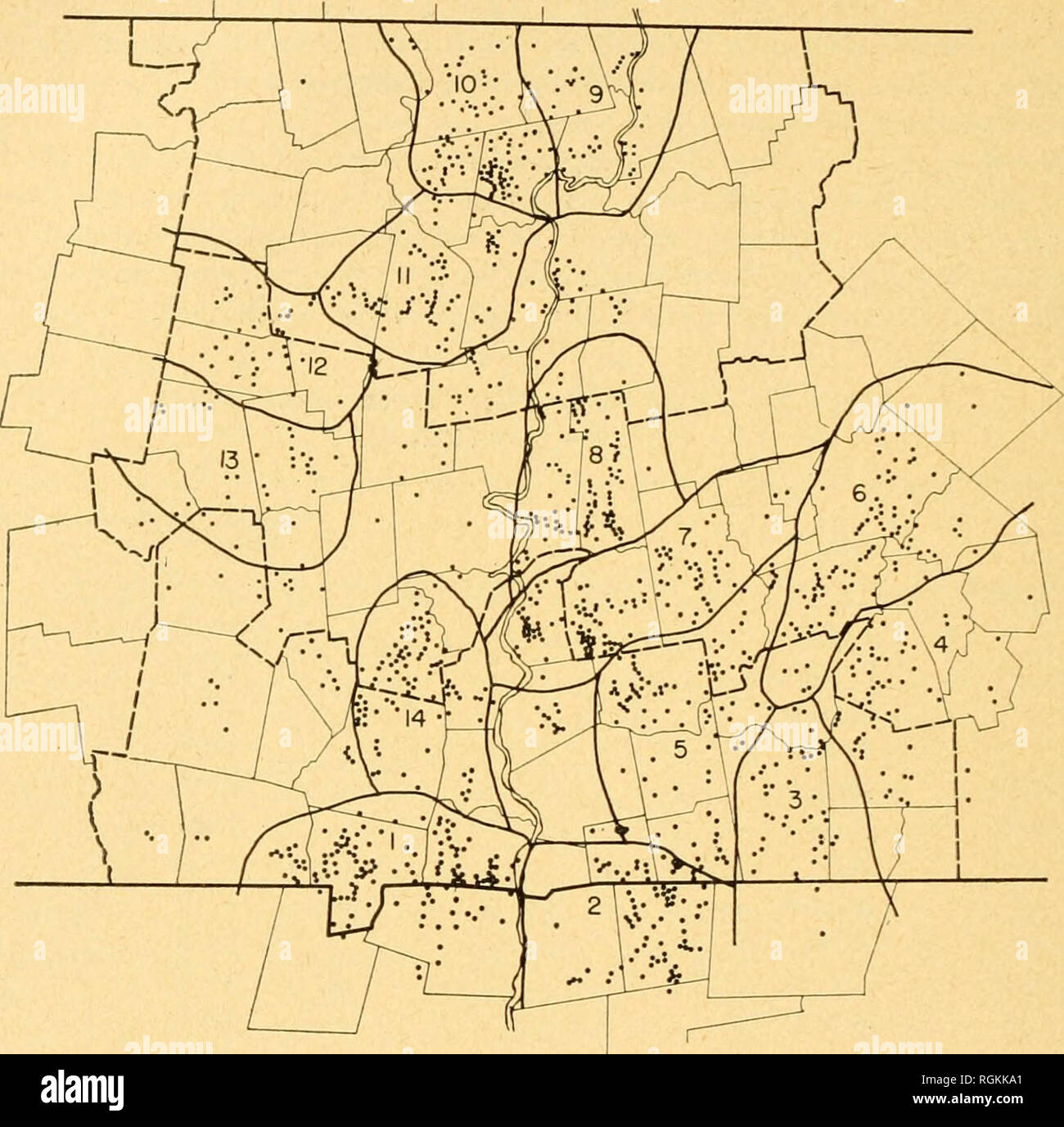 . Bulletin - Massachusetts Agricultural Experiment Station. Agriculture -- Massachusetts. MASS. EXPERIMENT STATION BULLETIN 389. Figure 3. Location of Competitive Areas Springfield Holyoke-Chicopee Milkshed, 1935 Table 6.—Density of Production Throughout the Springfield-Holyoke- Chicopee Milkshed, 1935 (Based on Shipments into the Market Area) Pounds Per Square Mile Average Daily Per Day Area Deliveries Per Area Square Miles 181 2 16,160 89 165 11 13,199 80 161 7 18,136 113 121 6 18,731 - 155 118.4 8 . 11,485 97 118 10 8,591 73 112.5 1 13,394 119 112 14 9,949 89 83 5 9,776 118 77 9 5,649 73 52 Stock Photo