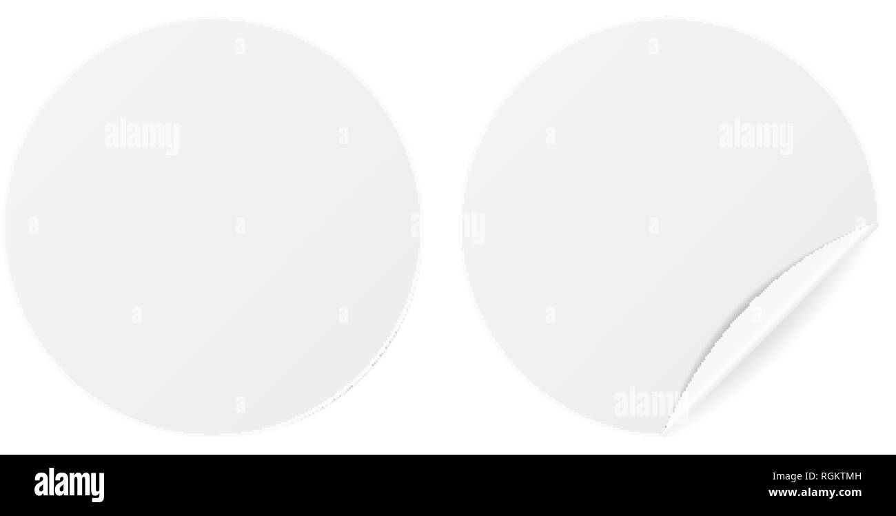 White glossy sale label tag sticker with blank copy space Stock