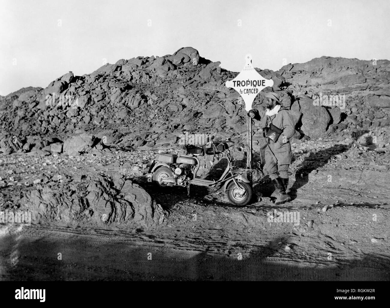 stop at the tropic of cancer, 1953 Stock Photo
