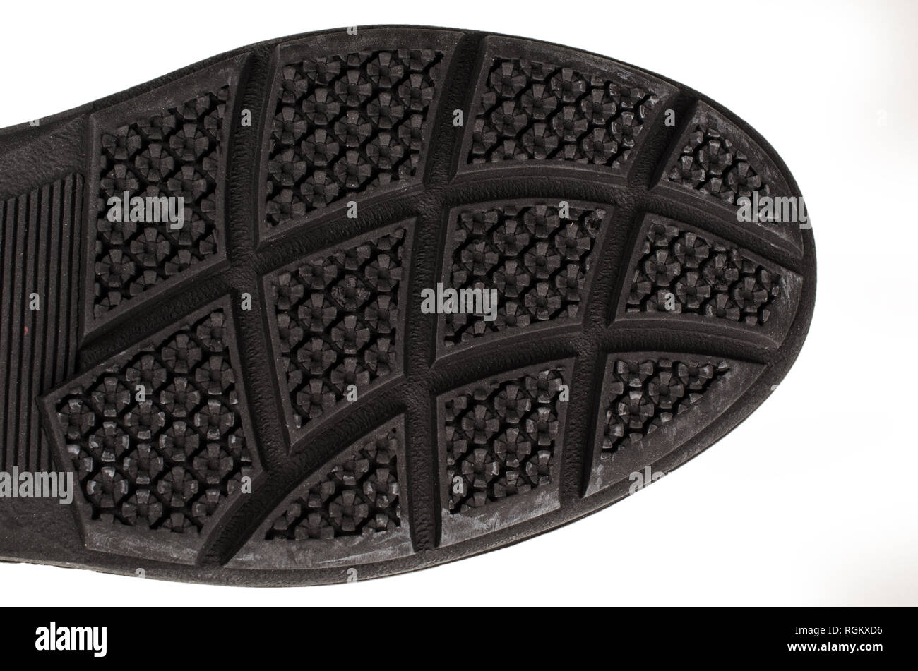 Rugged rubberized shoe sole with a rough texture Stock Photo - Alamy