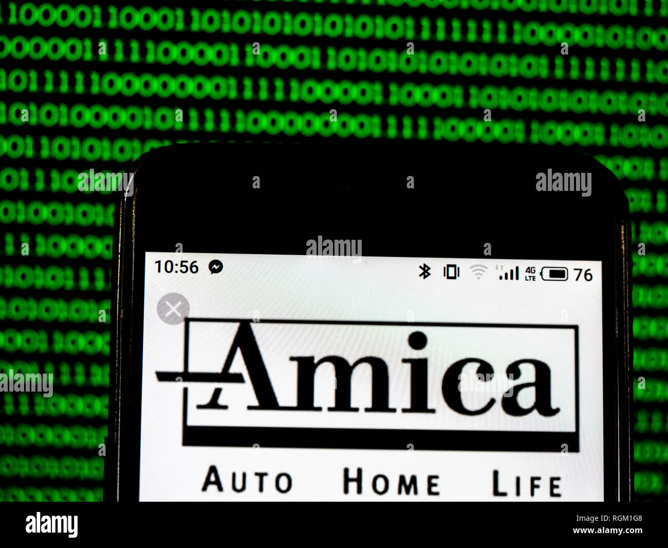 Amica Insurance Company >> Amica Mutual Insurance Company Logo Seen Displayed On Smart Amica Insurance Company >> Amica Mutual Insurance Company Logo Seen Displayed On Smart