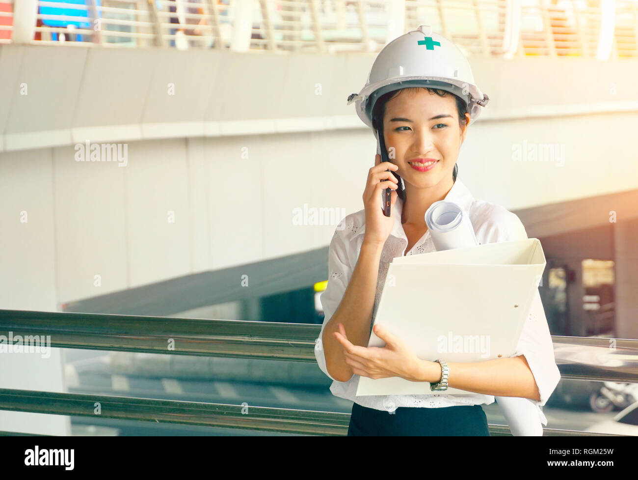 Civil engineer woman hi-res stock photography and images - Alamy