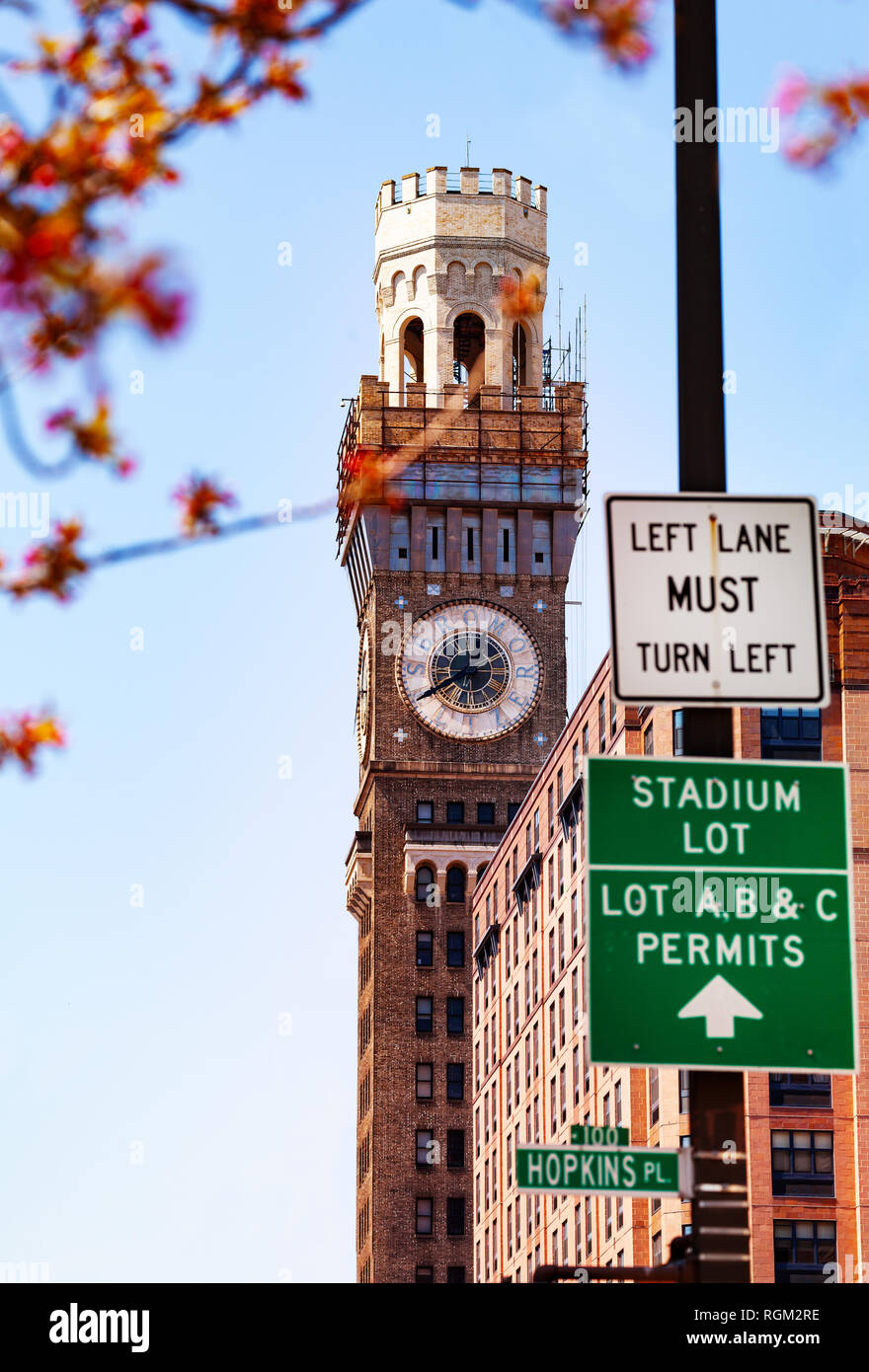 Famous Emerson BromoSeltzer Tower in Baltimore, USA Stock Photo Alamy