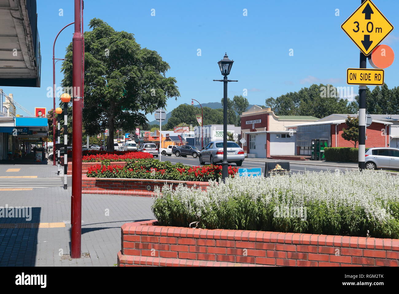 Paeroa town centre, New Zealand Stock Photo - Alamy