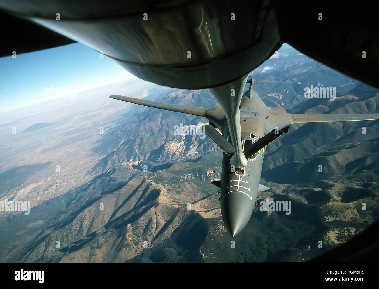 B1-B Strategic supersonic bomber Stock Photo