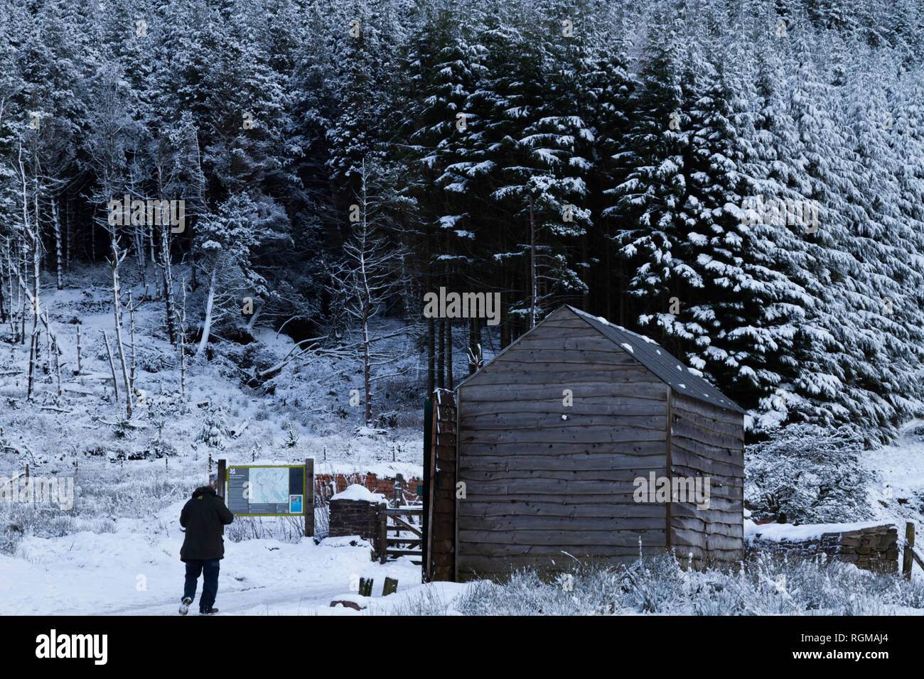 Brecon Beacons South Wales Uk 30 January 2019 Uk Weather The