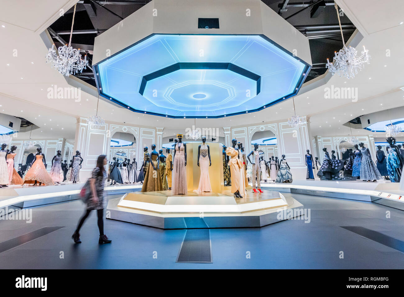 London Uk 30th January 2019 The Dior Ball Room Christian Dior Designer Of Dreams The Largest And Most Comprehensive Exhibition Ever Staged In The Uk On The House Of Dior