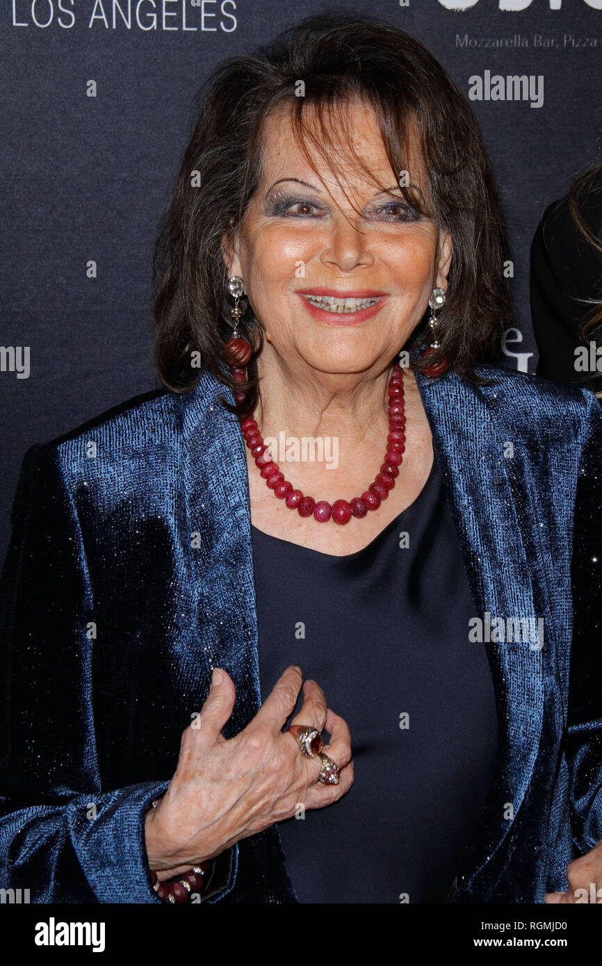 Los Angeles, USA. 30th Jan, 2019. Claudia Cardinale at The 4th Annual Filming Italy Film Festival held at the Italian Cultural Institute, Los Angeles, CA, January 30, 2019. Photo Credit: Joseph Martinez/PictureLux Credit: PictureLux/The Hollywood Archive/Alamy Live News Stock Photo