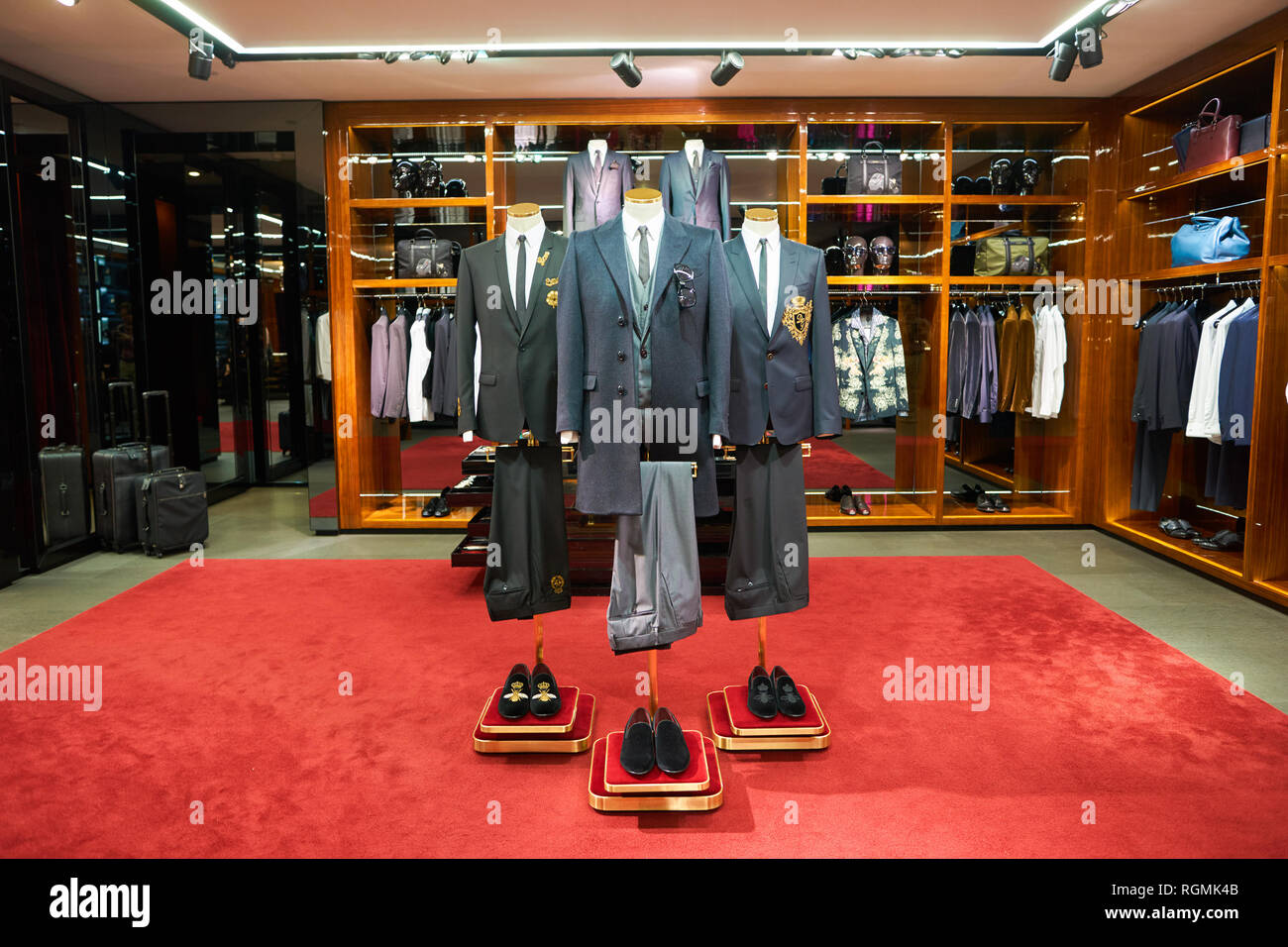 HONG KONG - CIRCA NOVEMBER, 2016: Dolce & Gabbana store at the Elements ...