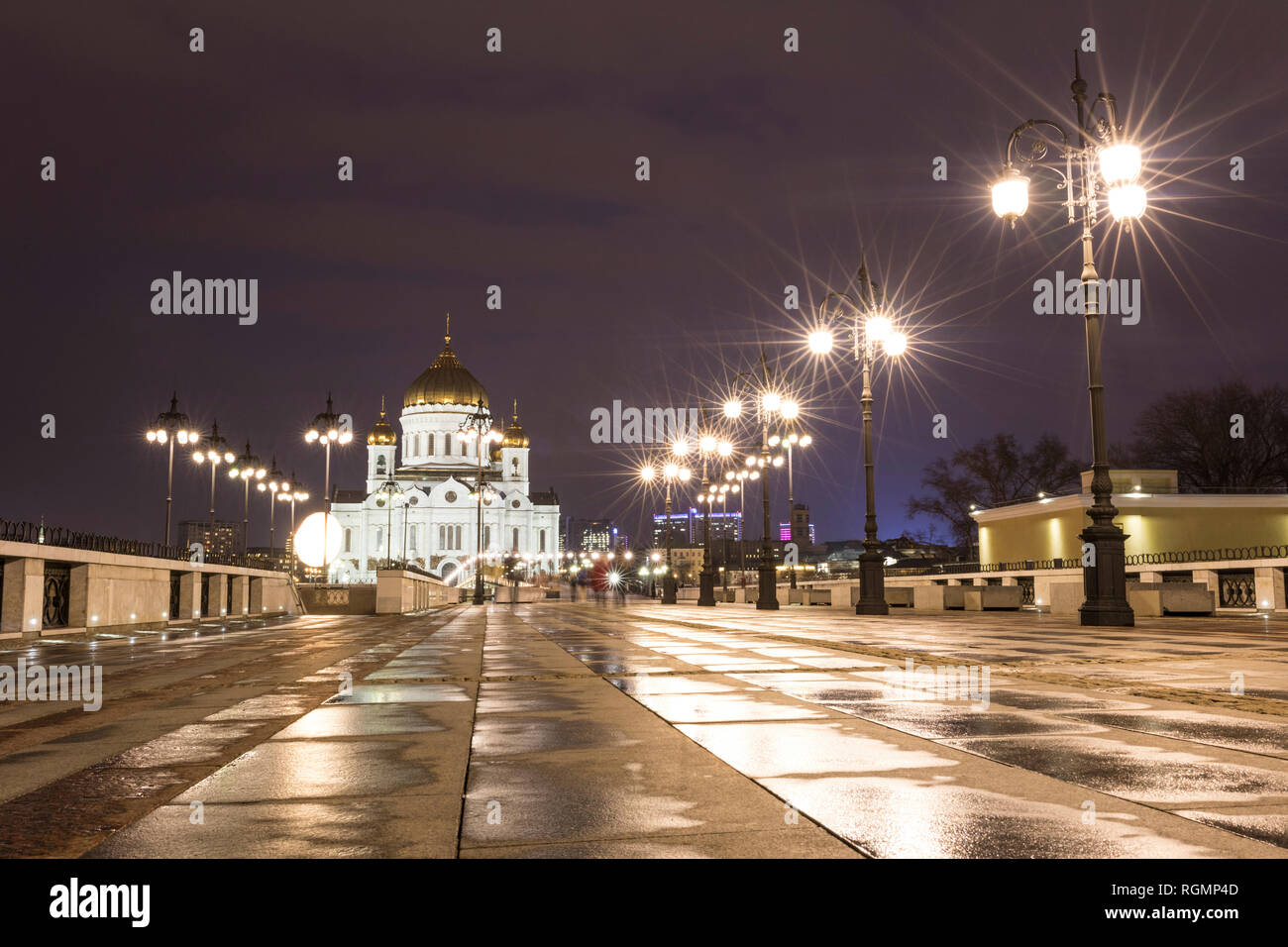 Russia, Moscow, Cathedral of Christ the Saviour Stock Photo