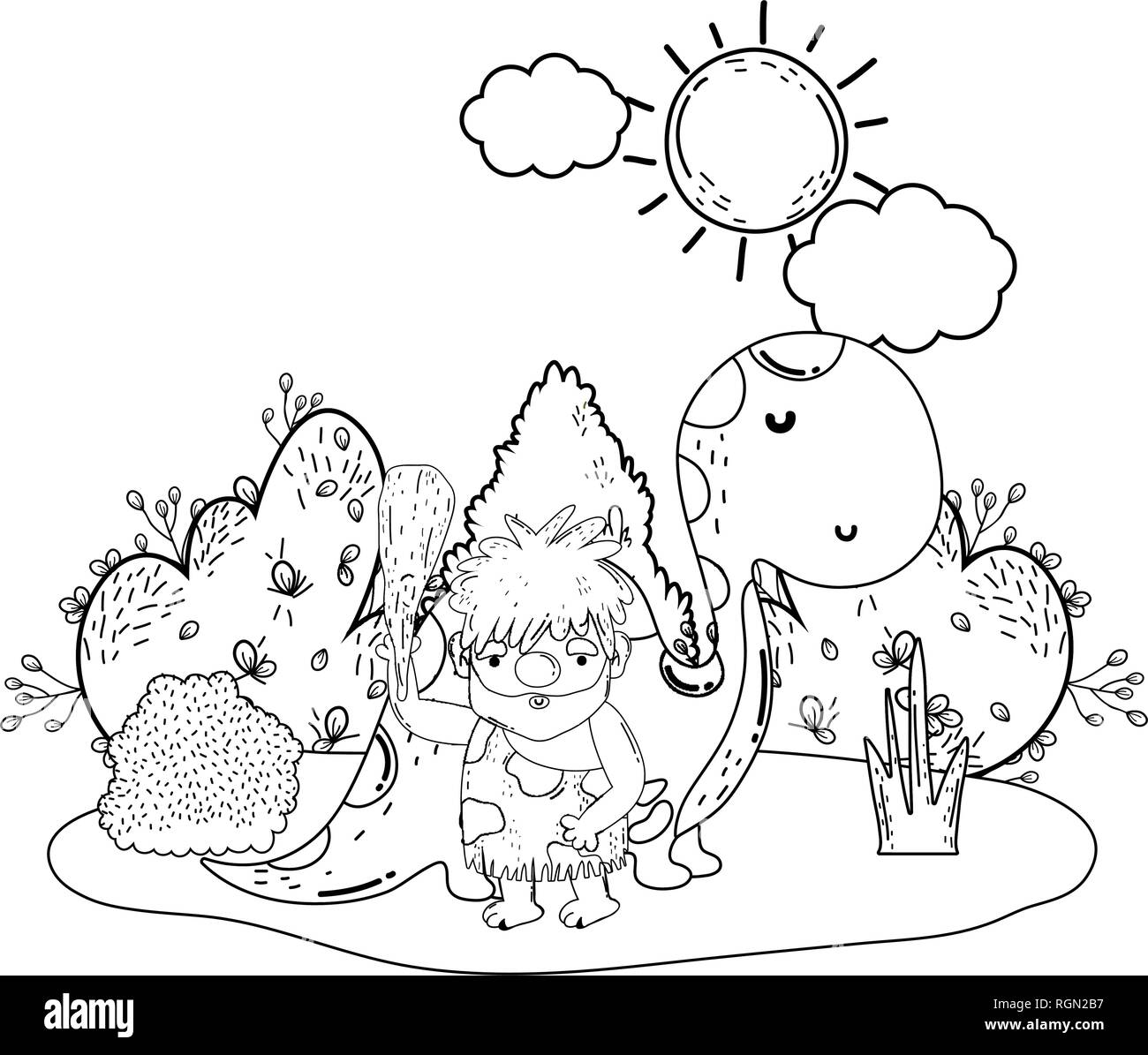 Prehistory Hunter Black And White Stock Photos Images Alamy