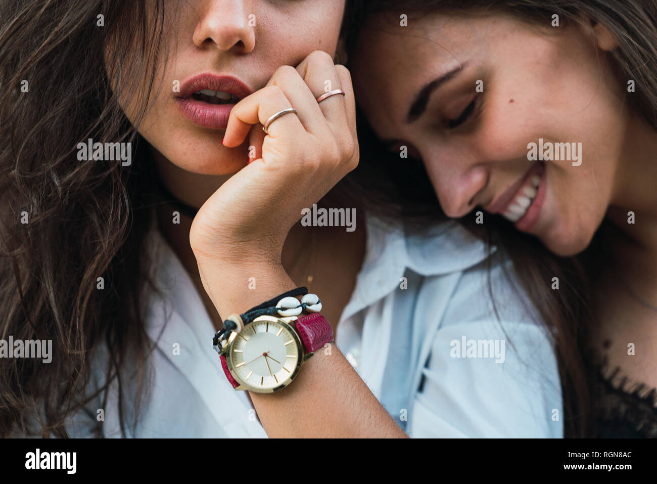 Wrist watch close up arm young hi-res stock photography and images - Alamy