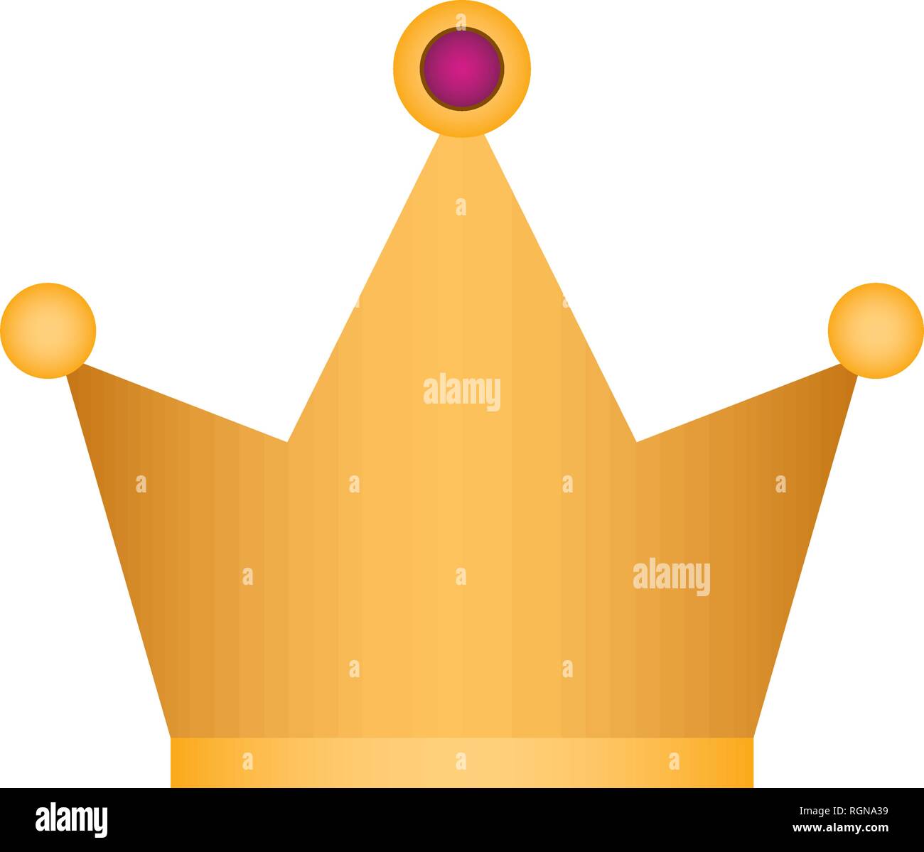 golden crown isolated icon Stock Vector Image & Art - Alamy