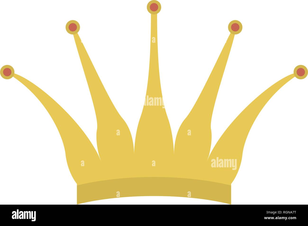 golden crown isolated icon Stock Vector Image & Art - Alamy