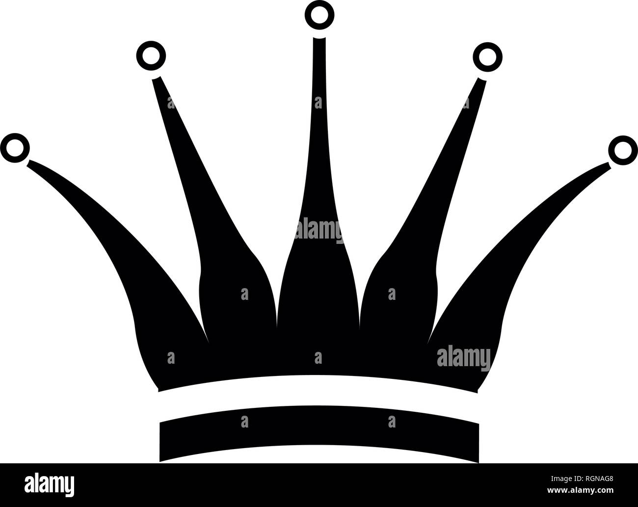 beautiful crown isolated icon Stock Vector Image & Art - Alamy
