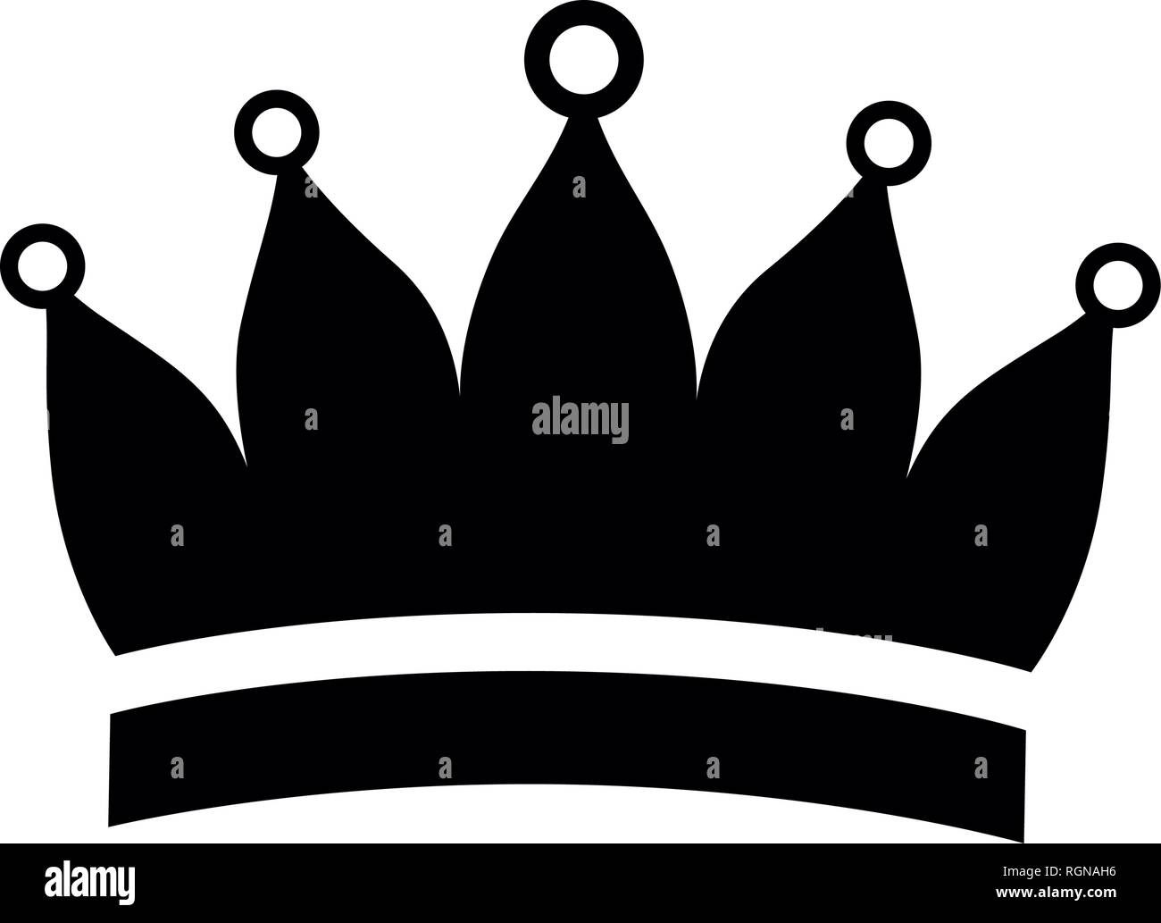 beautiful crown isolated icon Stock Vector Image & Art - Alamy