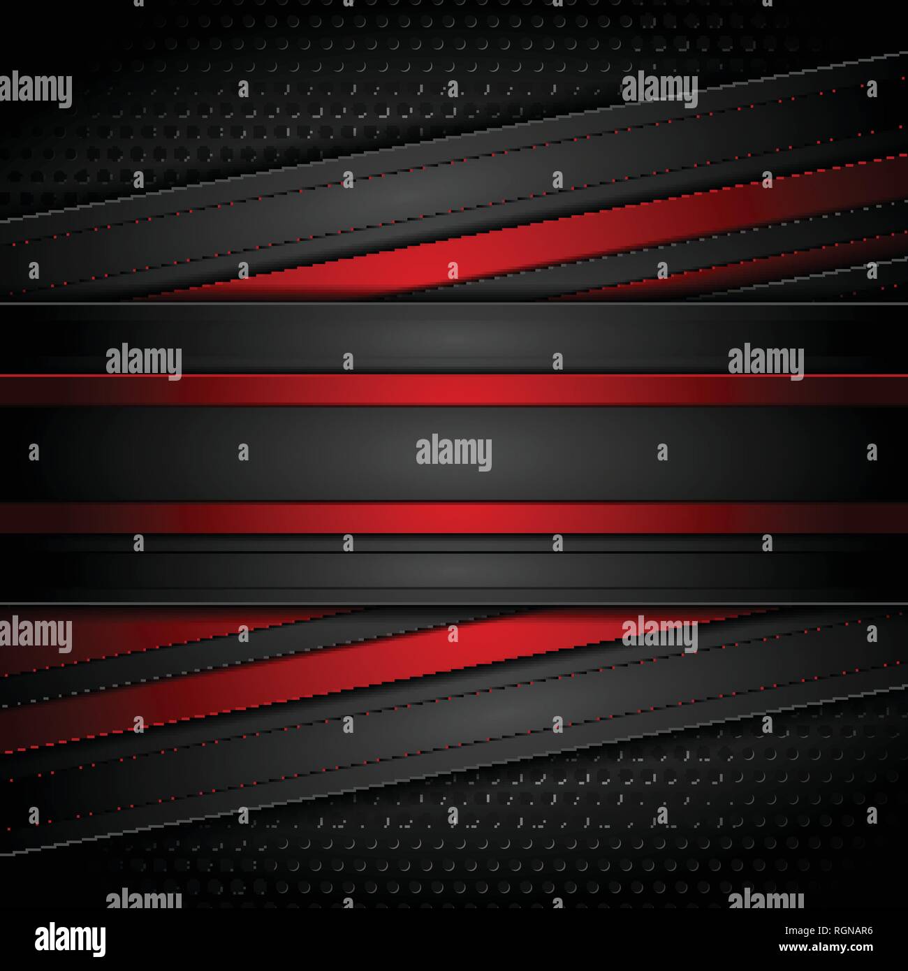 Dark red and black contrast tech vector modern background Stock Vector ...