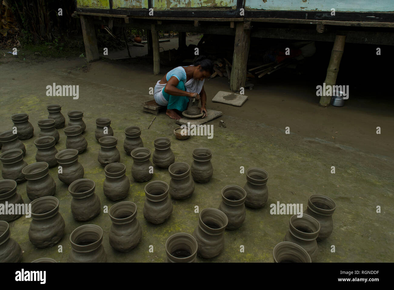 Majuli, Assam Stock Photo