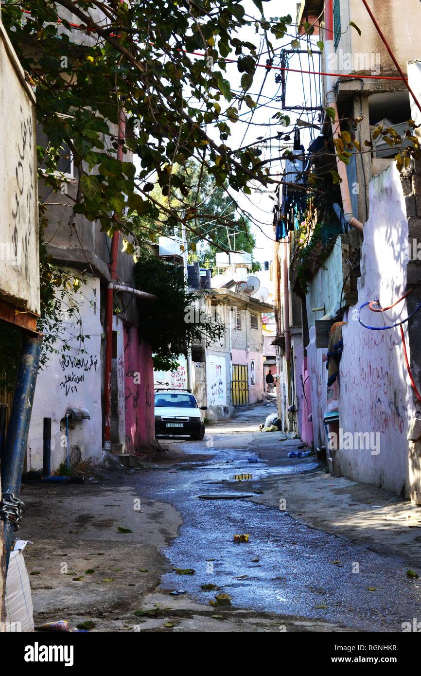 Palestinian refugee camp in Westbank, Palestine Stock Photo Alamy