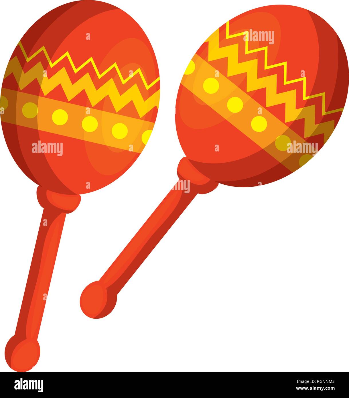 mexican maracas instrument icon Stock Vector Image & Art Alamy