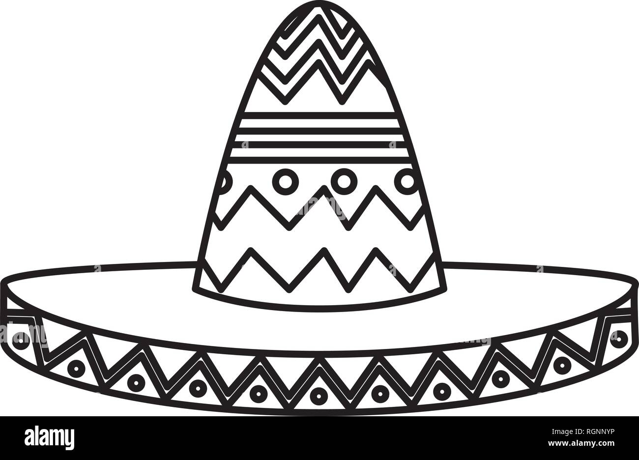 mexican mariachi hat icon Stock Vector Image & Art - Alamy