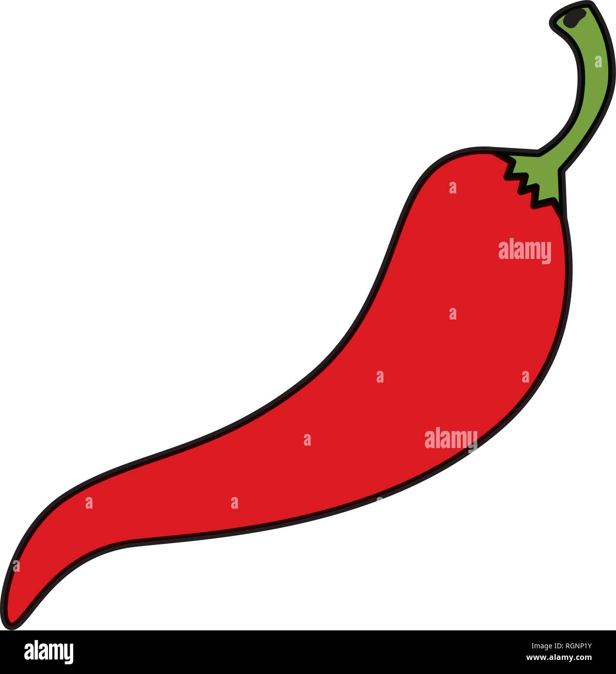 chili pepper hot icon Stock Vector Image & Art - Alamy
