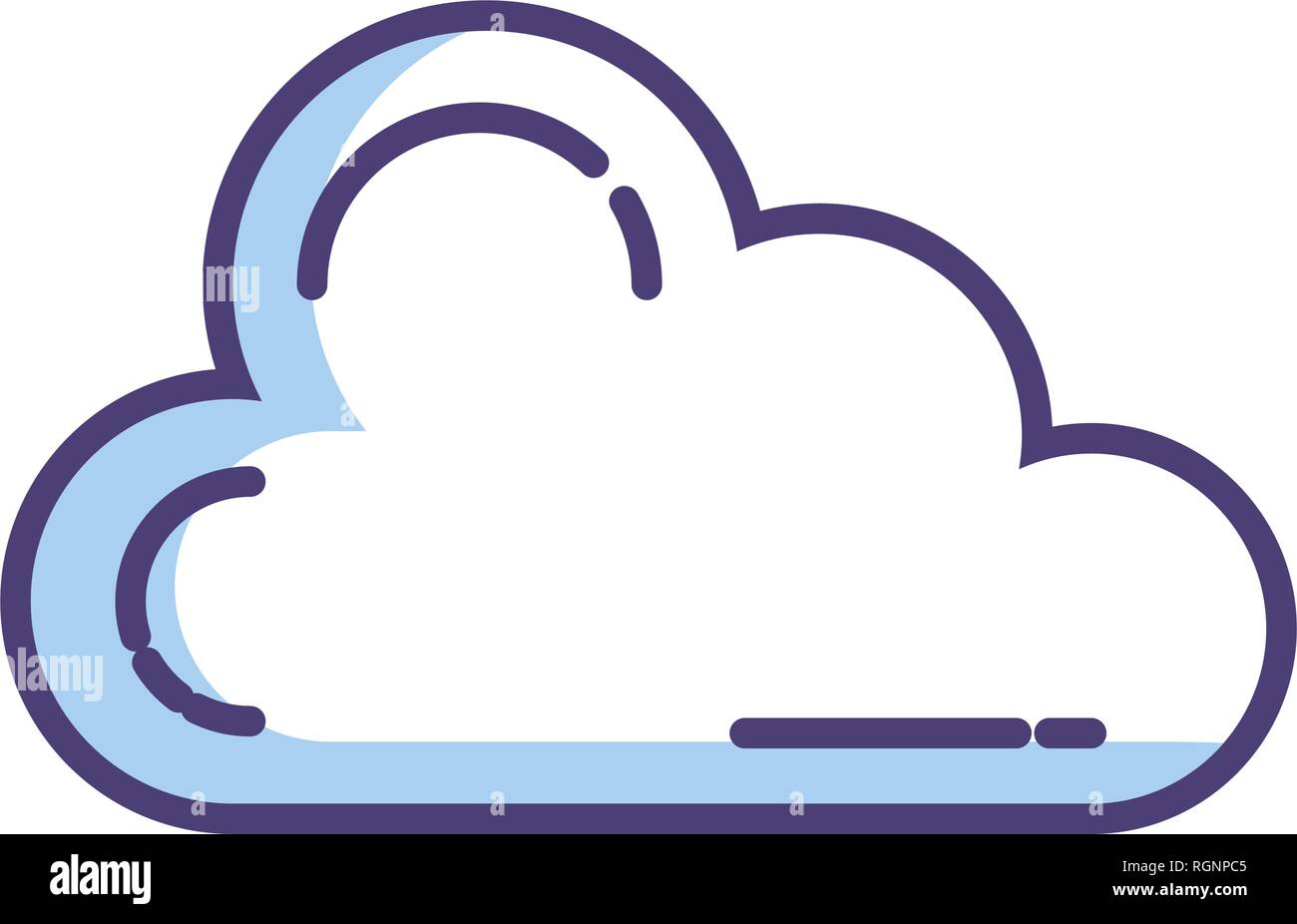 cloud computing server with arrow download Stock Vector Image & Art - Alamy