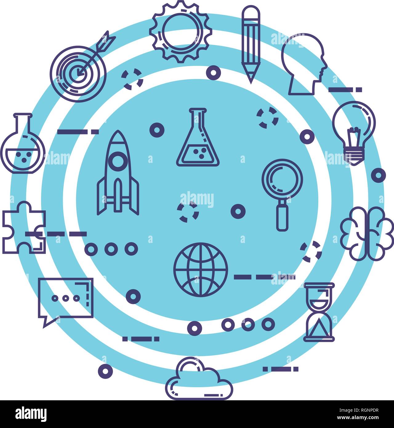 set of business icons Stock Vector Image & Art - Alamy