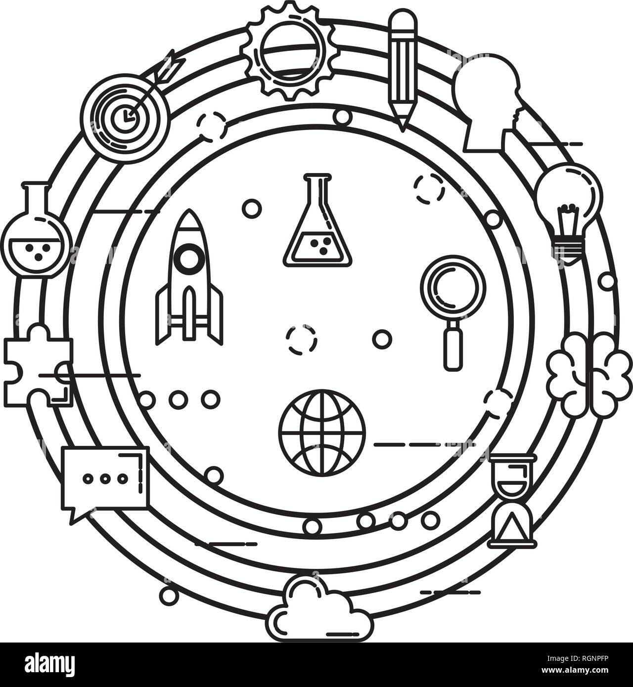 set of business icons Stock Vector Image & Art - Alamy