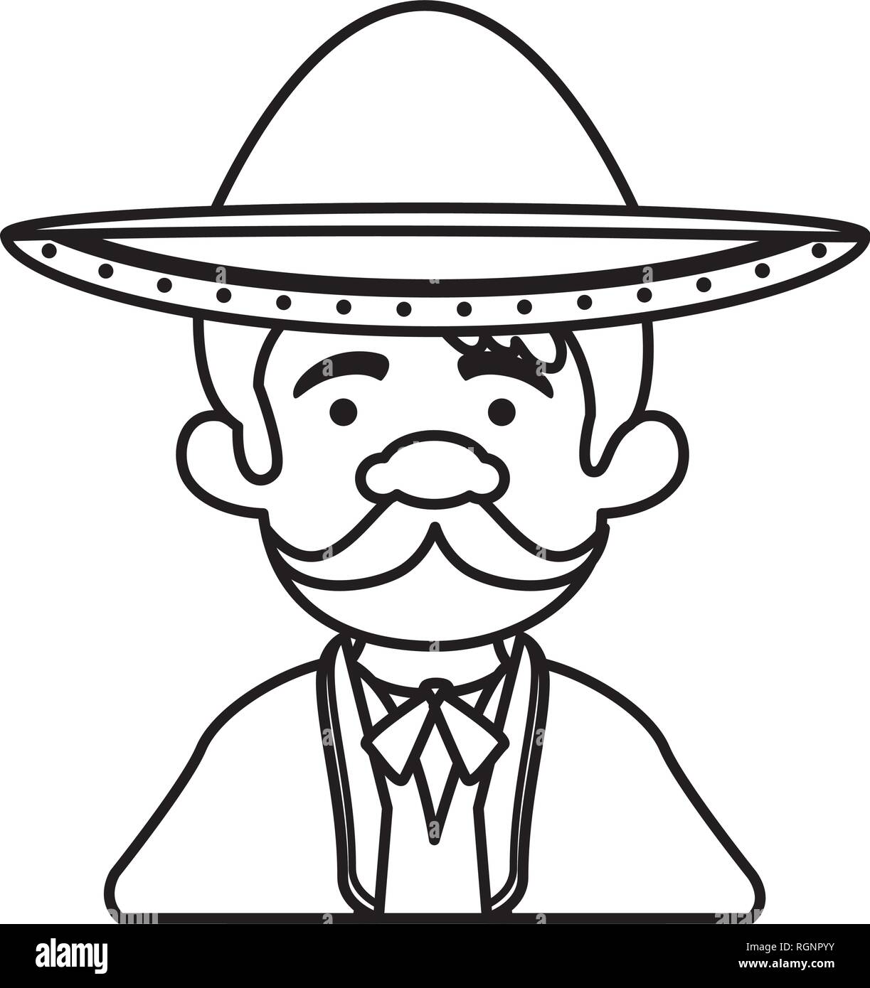 traditional mexican mariachi character Stock Vector Image &amp; Art - Alamy