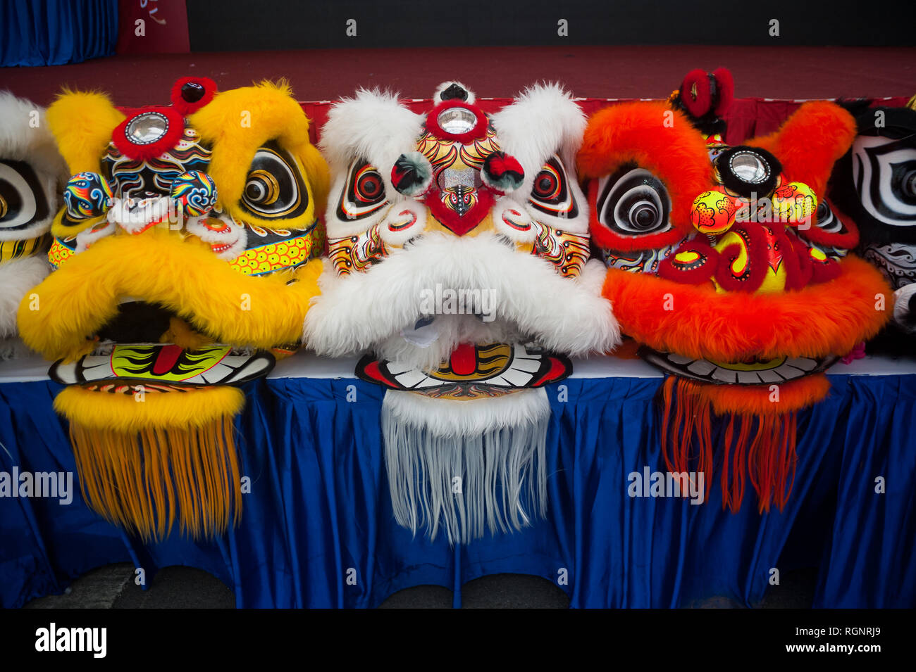 02.02.2018, Singapore, Republic of Singapore, Asia Masks of costume