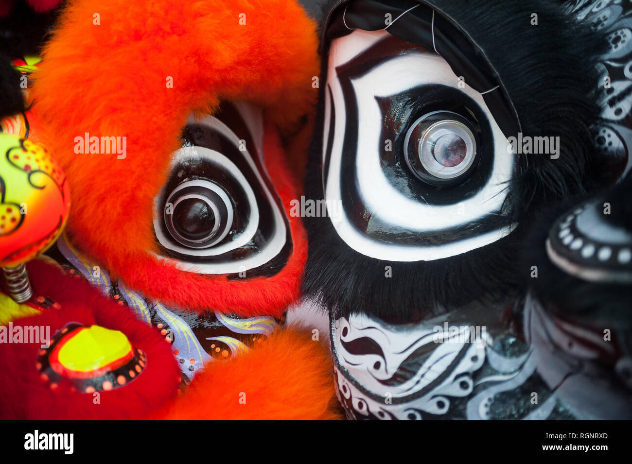02.02.2018, Singapore, Republic of Singapore, Asia Masks of costume