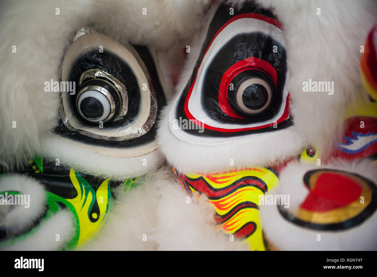 02.02.2018, Singapore, Republic of Singapore, Asia Masks of costume